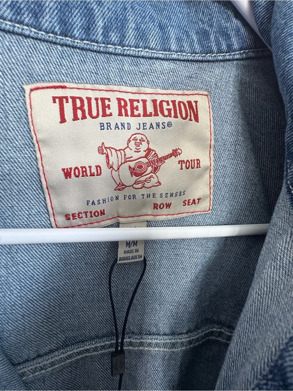 True Religion Light Blue Denim Jacket and Jeans Set